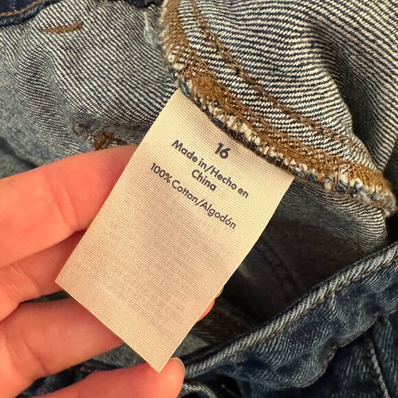 NWT No Boundries Wide Leg Cuffed Jeans 16 - Picture 6 of 7